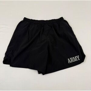 UNICOR US Army PFU Physical Fitness Uniform Nylon Training Shorts Black XL